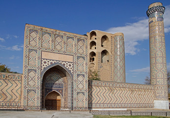 Bibi-Khanym Mosque in the uzbek city Samarkand - 306932687