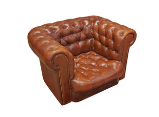 Brown classical style Armchair