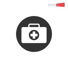 Fototapeta premium First Aid Kit Icon Design Vector