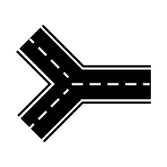 road icon vector design symbol