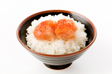 ごはんと辛子明太子