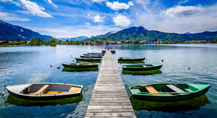 tegernsee lake - bavaria - germany