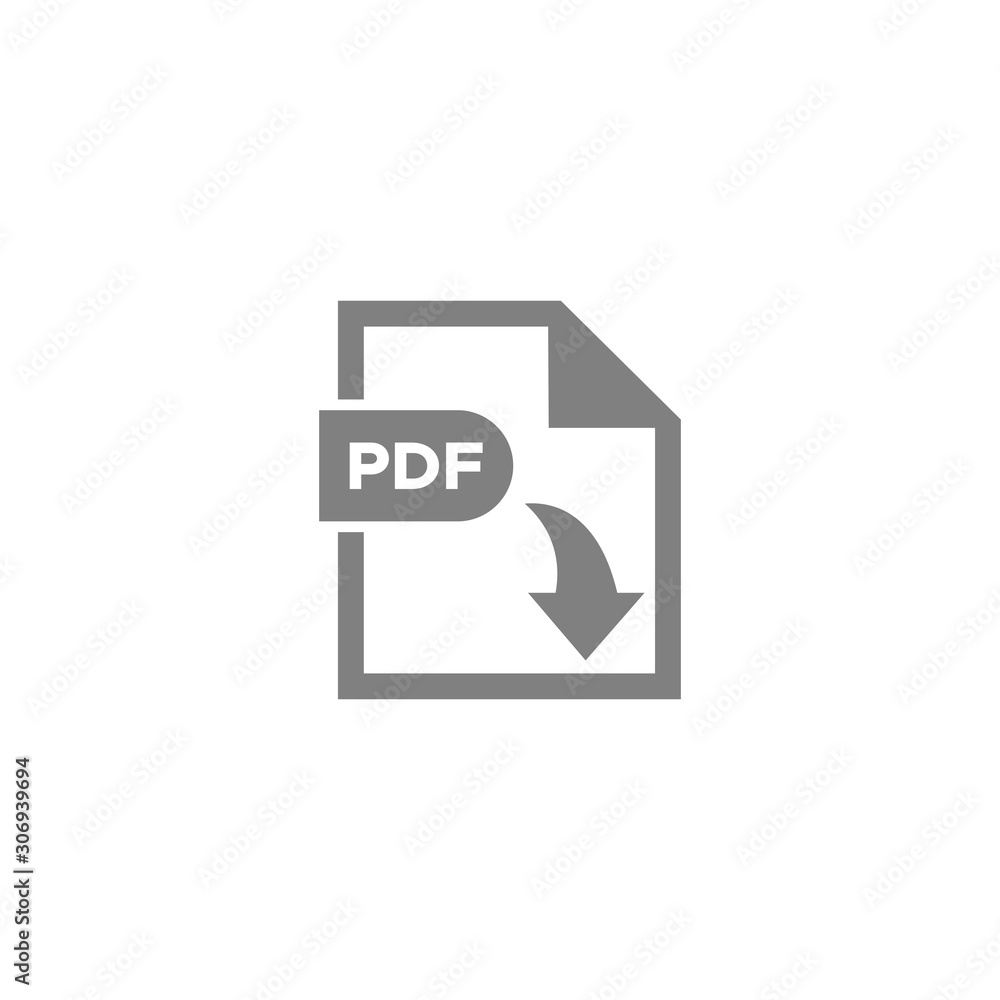 Poster pdf file icon vector design symbol