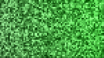 Glitter vintage bright green lights background.