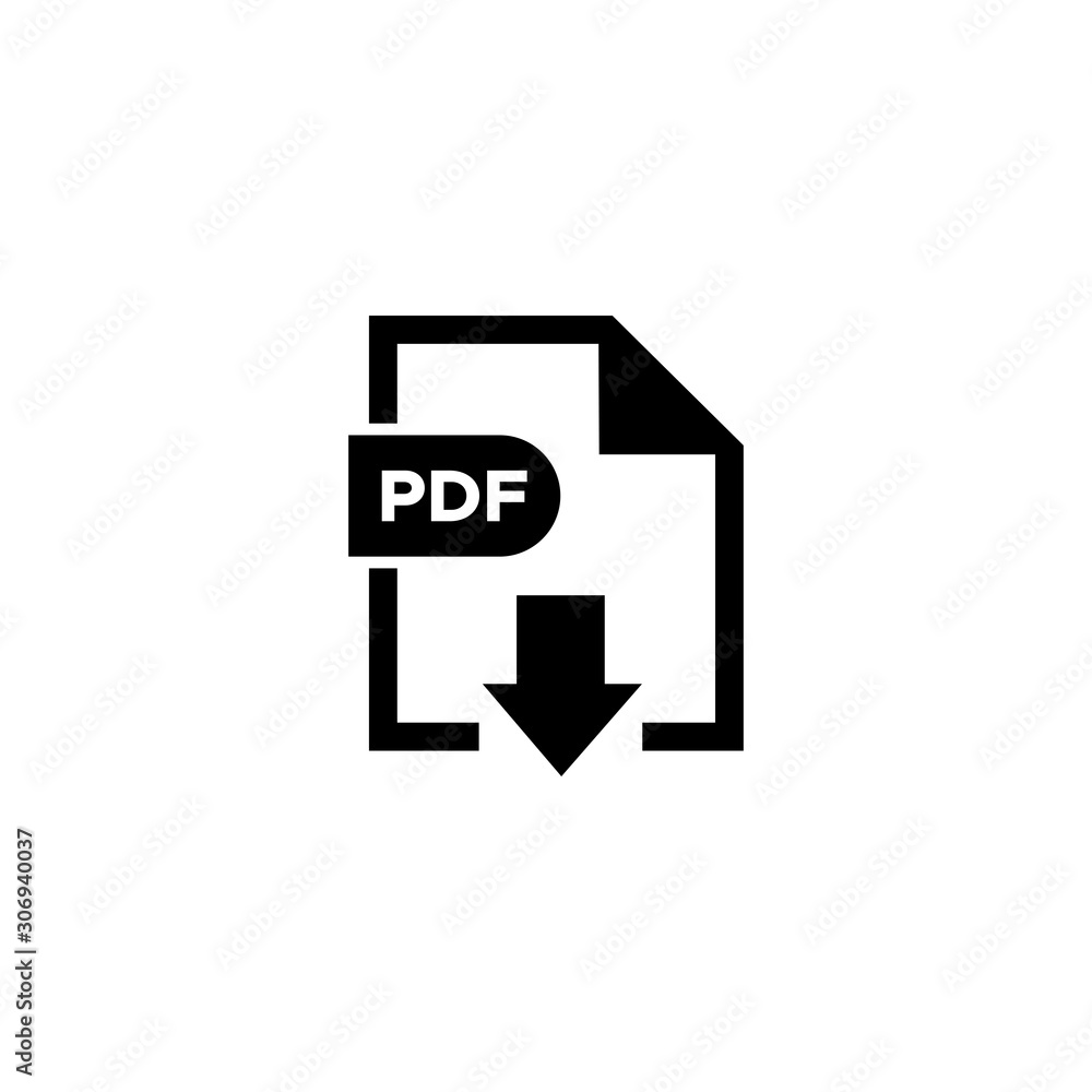 Poster pdf file icon vector design symbol
