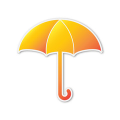 Vector Umbrella icon isolated