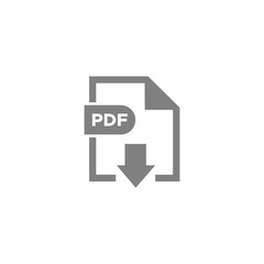 PDF file icon vector design symbol