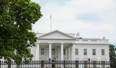Fototapeta na wymiar DC,USA-June 14,2018:The White House in Washington DC is the most famost safety in the world