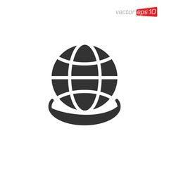 Globe Web Icon Design Vector