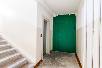 Russia, Moscow- August 01, 2019: interior room. public place, staircase