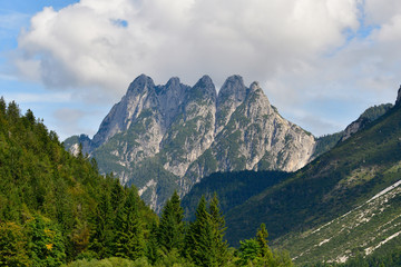 Cinque Punte nahe  Predilpass  zwischen Italien und Slowenien