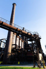 Fototapeta na wymiar Closed metallurgical plant in Vitkovice (Ostrava). Czech Republic