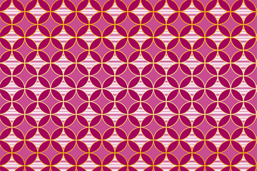 和柄 七宝のほし　　赤紫色