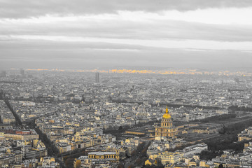 Naklejka premium Vue de Paris