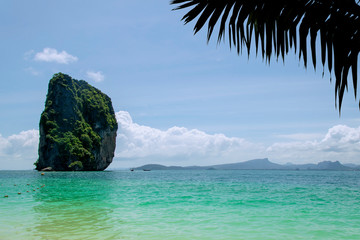 Andaman sea, Krabi near Phuket, Water travel Thailand.