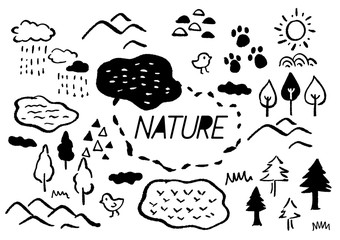 自然　イラスト