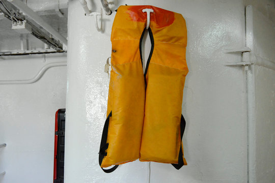 Old Yellow Life Jacket