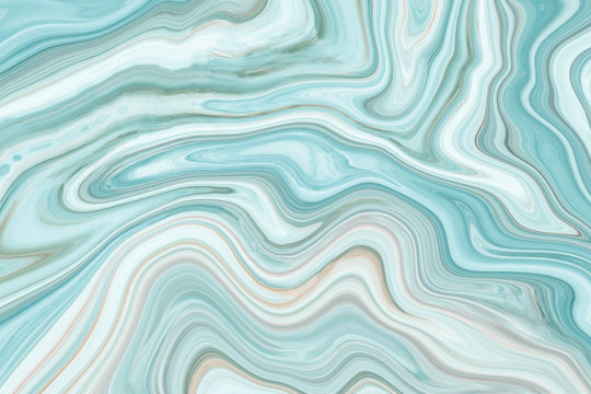 Blue marble pattern texture abstract background.