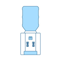 Office Water Cooler Icon
