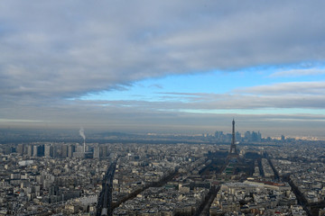 Naklejka premium Vue panoramque de Paris