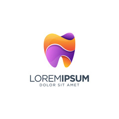 Colorful Dental Logo Design