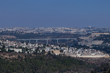 panoramic view of Jerusalem. Eternal city general view