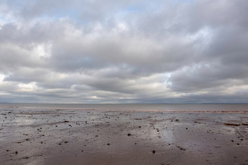 Blomidon Bay receding tide