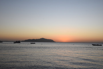 sunrise at the beach sea vacation horizon 