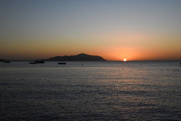 sunrise at the beach sea vacation horizon 