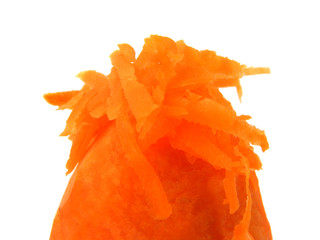 carrot isolated on white background