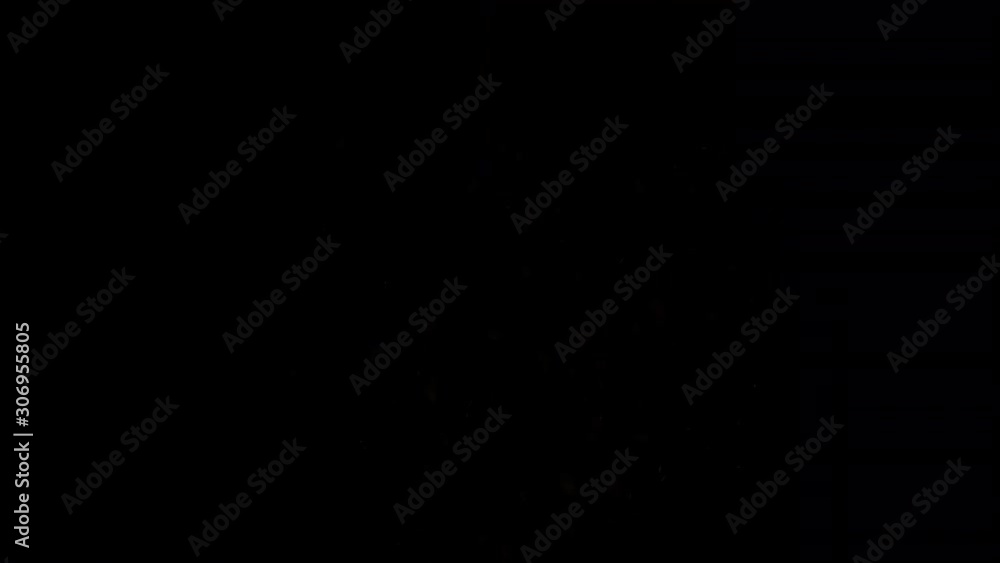 Canvas Prints 3d abstract. realistic animation firework colorful.