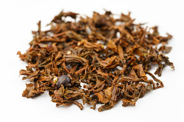 Tea ceremony in life style. English breakfast, oolong. Tea leaves. Chinese tea. Healthy life.