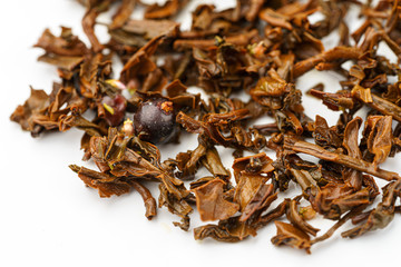 Tea ceremony in life style. English breakfast, oolong. Tea leaves. Chinese tea. Healthy life.