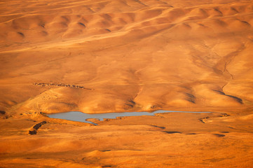 Fototapeta na wymiar desert land