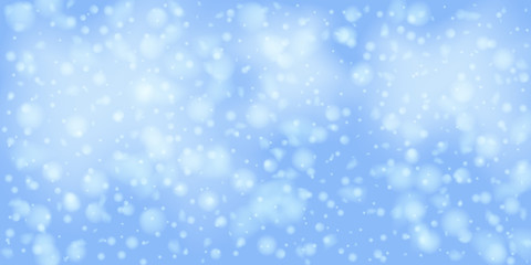 Snowflakes, snowfall.