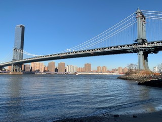 Fototapeta na wymiar New York historical bridges.
