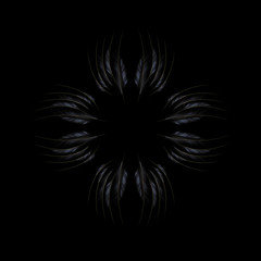 Abstract Feather Art