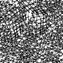 Grunge background black and white. Abstract vector texture seamless. A pattern of repeating randomly arranged elements