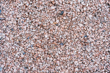 beautiful background from crushed stone