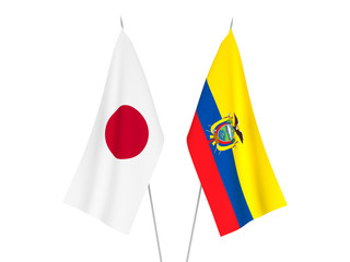 Japan and Ecuador flags