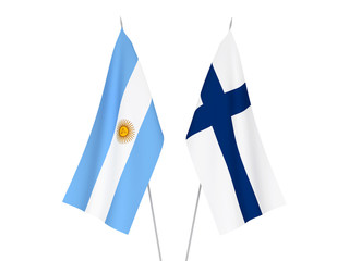 Argentina and Finland flags