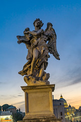 Bernini Angel Castel Ponte Sant Angelo Vatican Rome Italy
