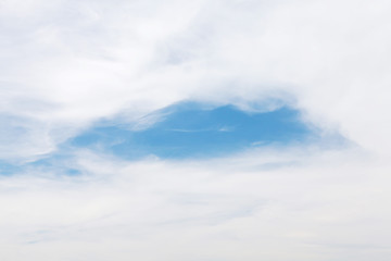 Naklejka premium Blue sky and clouds