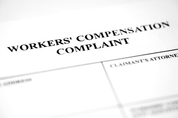 Obraz premium Worker's Compensation Complaint Form