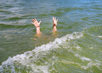 Hands in the Water