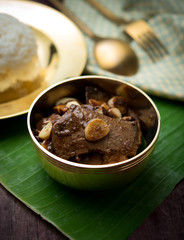 Pork liver with garlic and pepper Tradition Thai food