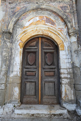 Door of a House in Symi Island, Greece