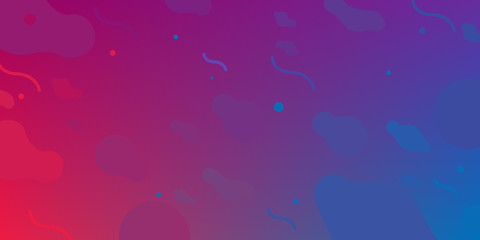 Colorful geometric background. Fluid shapes composition.