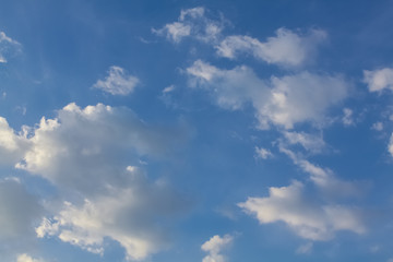 Fototapeta premium blue sky with white clouds