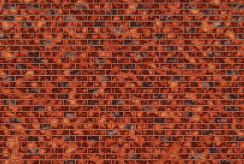 old red brick wall. brick background.  illustration
